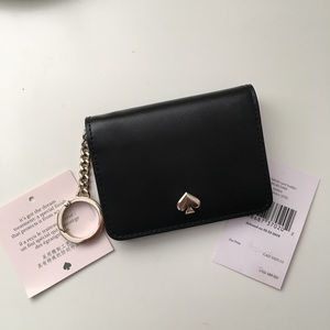Kate Spade card holder with key ring